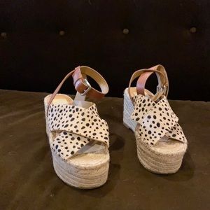 Ladies Dolce Vita Leopard Print Wedge
